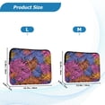 thumbnail image 4 of FORMRS 15-15.6 inch Laptop Sleeve Case Soft Carrying Quilted Computer Bag Cover, Colorful Palm Pattern, 4 of 7