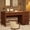 brown, variant on BouPower Farmhouse 53.5" Executive Desk,Computer Desk with Storage Drawers,Workstation Computer Desk for Home Office and Study