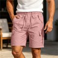 thumbnail image 5 of Zeliretfy Mens Shorts Cargo Shorts Classic Loose Casual Wear With Pockets And Denim Shorts Hip Hop Cropped Jeans Work Shorts with Cargo Pockets Authentics Classic Relaxed Fit Five Pocket Cargo Short, 5 of 8