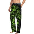 thumbnail image 6 of Sikiie DINOSAUR IN SPACE Pajama Pants Men, PJ Bottoms, Sleep & Lounge Pants-Large, 6 of 6