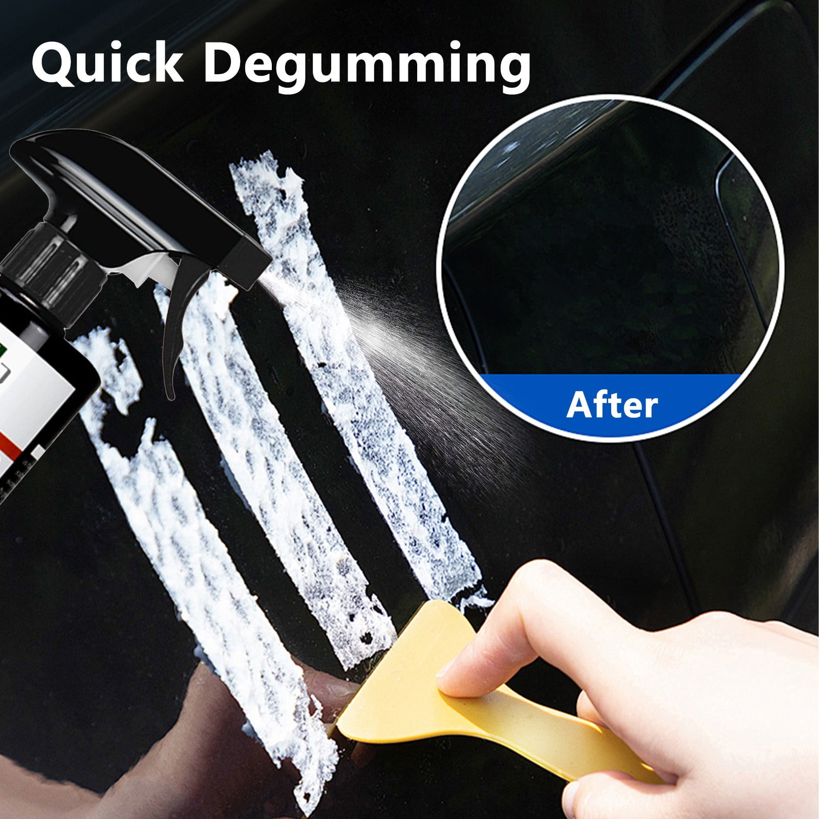 Multifunctional Adhesive Remover Automotive and Household Glue Remover Eliminates Tape Residue Grease Oil Stains Marker Ink Asphalt Suitable for Metal Ceramic Glass Doors Industrial Cleaning