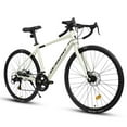 thumbnail image 2 of 700C Road Bike, 16-Speed Outdoor Bike Disc Brakes, Light Weight Aluminum Frame, Racing Bike City Commuting Road Bicycle for Men and Women, 2 of 10