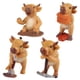 thumbnail image 2 of Modelo miniatura Adornos Juguetes coleccionables Figuras de escultura duraderas para la escena de la mesa de arena Proyectos de , Becerro D-4 piezas Macarena Estatuas en miniatura, 2 of 8