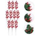 thumbnail image 2 of Mutmorningal Red Berry Branch Ornaments for Party Decor, Bouquet Enhancements, and Realistic Berry Photo Props, 2 of 5