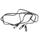thumbnail image 5 of Cable XLR macho a doble XLR hembra Cable de conexión balanceada estéreo para micrófono para adaptador de audio Blanco 3 m / 9,8 pies, 5 of 10