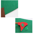 thumbnail image 3 of Juego de árbol de Navidad de fieltro DIY con 40 Uds. De adornos para colgar en la pared, Kits de manualidades de fieltro para niños, regalos de Navidad, favores de fiesta Adepaton ZJWJ880, 3 of 9