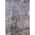 thumbnail image 1 of Ahgly Company Indoor Rectangle Mid-Century Modern Purple Oriental Area Rugs, 5' x 8', 1 of 6