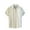 White, variant on ZRGHAOYLQ Big and Tall Men's Abstract Vertical Striped Print Shirt Trendy Short Sleeve Button Up Casual Tops Lightweight Summer Casaul Lapel Shirt for Beach Vacation and Daily Wear