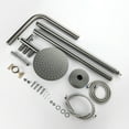 thumbnail image 4 of Freestanding Outdoor Shower with Detachable Shower Head, Deck Mounted Shower Kit, 4 of 5