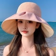 thumbnail image 2 of SikaFu Small Fresh Sweet Solid Color Shading Hat Female Version Of The Red Face Face Face, Small Adult Hat, High Face Value Fisherman Hat, 2 of 7
