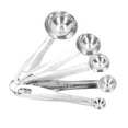 thumbnail image 2 of EOTVIA Measuring Spoons,5pcs/set Measuring Spoons Stainless Steel Teaspoon Tablespoon Set With Scales For Kitchen Baking Cooking,Stainless Steel Measuring Spoons, 2 of 8