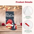 thumbnail image 4 of Picia Three Cute Christmas Gnomes for 18in Christmas Stockings, Xmas Stocking for Kids, Holiday and Family Stocking for Fireplace or Party Decoration, 4 of 7