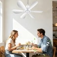 thumbnail image 4 of ZZHZGZ Clearance Sale Ceiling Fan for Cruise Portable Ceiling Fan Usb Powered Ceiling Fan with Remote Control 6 Hanging Fan for Camping Bed Rv Tent Room (Usb), 4 of 6