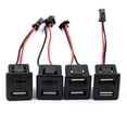 thumbnail image 2 of Double-Layer USB Female Base Type-C Charging Power Socket with Cable Connector, 2 of 7