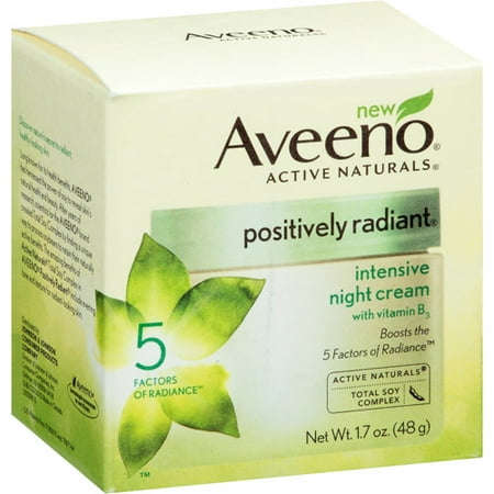 Aveeno Positively Radiant Intensive Night Cream, 1.7 OZ - Walmart.com
