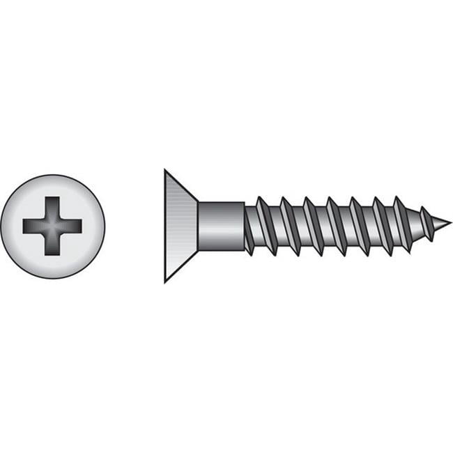 Hillman 40136 x 2.25 in Zinc Plated Steel Wood Screws
