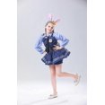 thumbnail image 4 of 26-27 Halloween Purim Masquerade Animal Bunny Rabbit Sheriff Cosplay Dress Carnival Party Anime Mad Judy Police Fancy Costume, 4 of 4