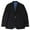 Black, variant on London Fog Men's Taylored Fit Sport Coat Single Breasted Two Button Wool Blazer - Colors