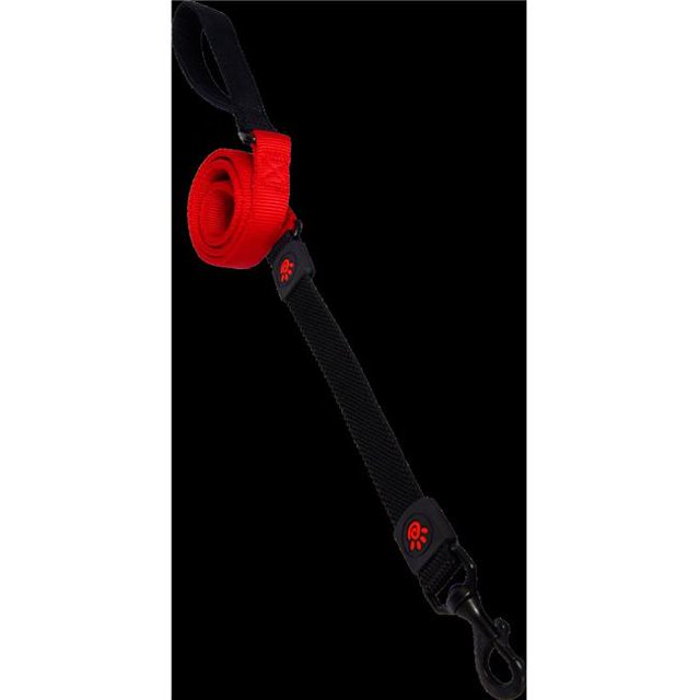 Doco DCB1148-03M Laisse Élastique Absorbant les Chocs 4 Pi, Rouge - Moyen