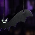 thumbnail image 4 of Miwamany 6 Pcs Halloween Bat Hanging Decorations, Realistic Bat Decorations, Halloween Party Decor for Ceiling Window Porch Classroom Office, 4 of 5