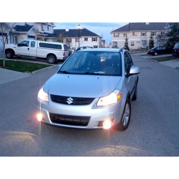 For Xenon Halogen Fog Lamps Driving Lights Kit for 2006-2014 Suzuki SX4
