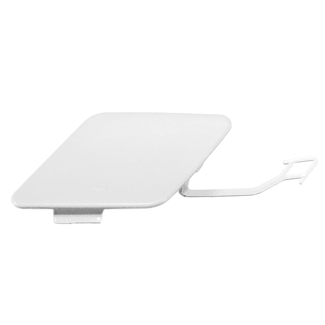 Tapa de la cubierta del orificio del ojo del gancho de remolque del coche Compatible con BMW Serie 3 335i 328i Base Sedan 2012-2015, parachoques trasero blanco de plástico duradero