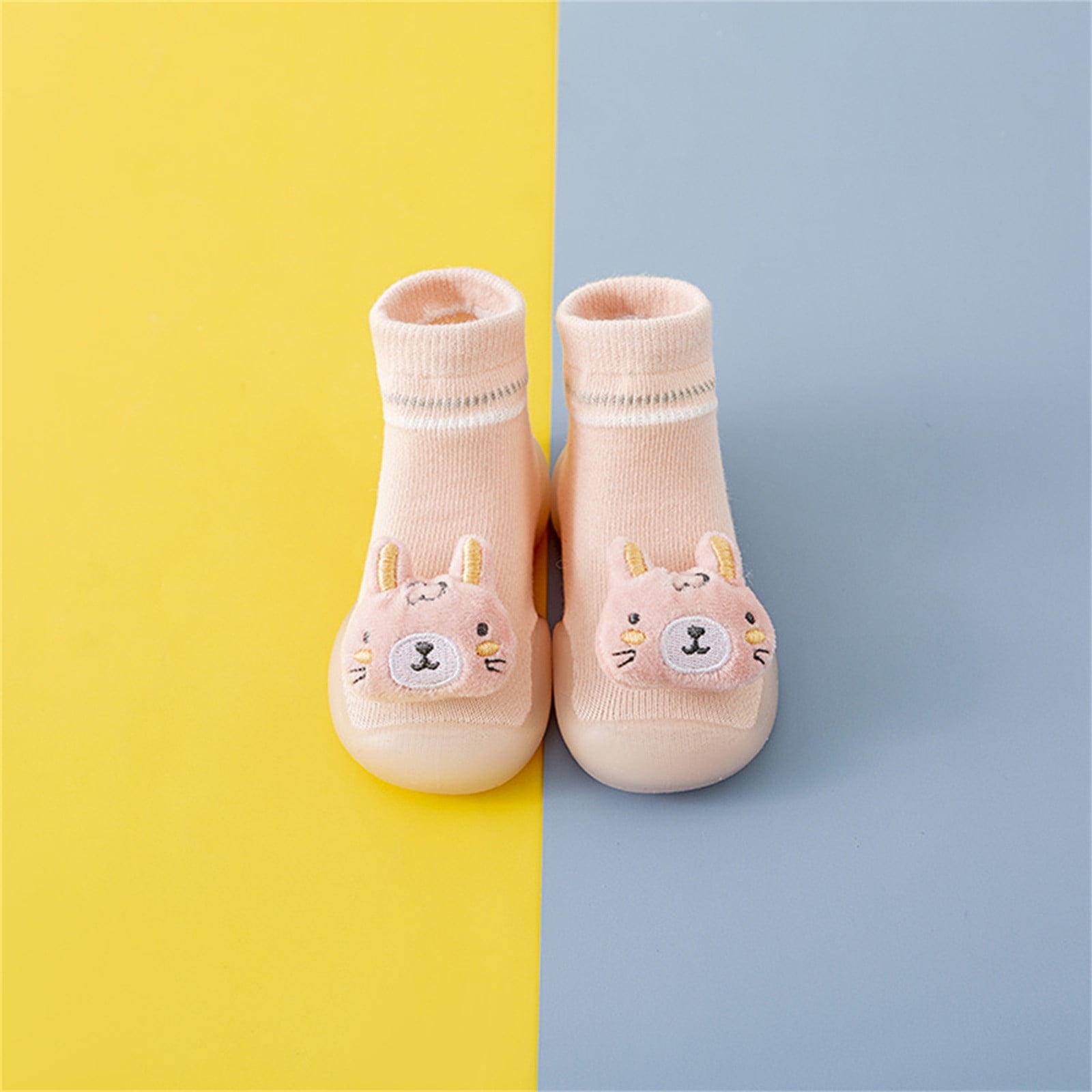 Toddler Shoes Girl Shoes First Walkers Cute Cartoon Antislip Socks Shoes Prewalker Sneaker Boys' Sneakers,Size 2 Years-3 Years