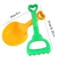 thumbnail image 2 of Kid's Mini Beach Sandbox Tool Play Set, Watering Bucket, Hand Tools, Sand Molds (7 Piece), 2 of 6