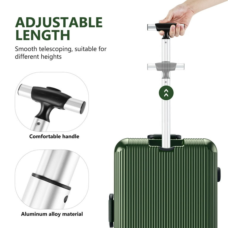 HEMOTON 2pcs Replacement Suitcase Luggage Handle Travel Suitcase Luggage  Case Handle Strap Carrying Handle Grip 