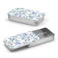 thumbnail image 1 of Estuche para hilo dental POTYHDC recargable para viaje, azul floral, 1 of 6