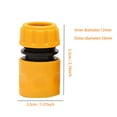 thumbnail image 3 of Quick Tap Water Connector Adapter,6Pcs 1/2in Quick Tap Garden Irrigation Hose Connector Garden Tools Precision Engineered, 3 of 8