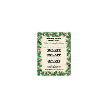 Great Papers! Falling Holly Imprintable Stationery, 8.5" X 11", Pack Of 80 2015049 3f34ac3e C544 413a 8aae 6e4ad6a2835b.82f5886b479d671465a91f4eff77d721