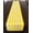 Yellow, variant on Stripes and Solid Table Linen Set for Formal or Causal Dining with 1 Solid Polyester Tablecloth with a Set of Napkins and Matching Table Runner