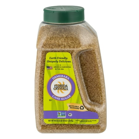 Florida Crystals: Demerara Cane Natural Sugar, 44 Oz
