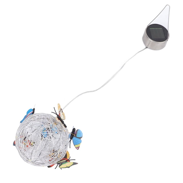 Lámpara solar LED colgante, impermeable, de color, decorativa, para patio y jardín al aire libre.