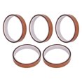 thumbnail image 1 of 5Pcs High Temperature Tape Thermal Tape Tea Color Insulating Adhesive Tape Set Thermal Tape Heat Transfer Tape, 1 of 8