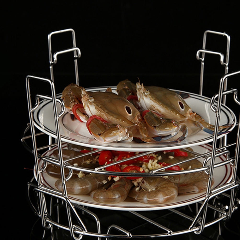Worgeous  304 Stainless Stackable Steel Steam Rack Egg Mold Cup Pressure Cooker