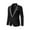 Black, variant on EGNMCR Jackets for Men Men's Fashion England Solid Color Casual Single Breasted Suit
