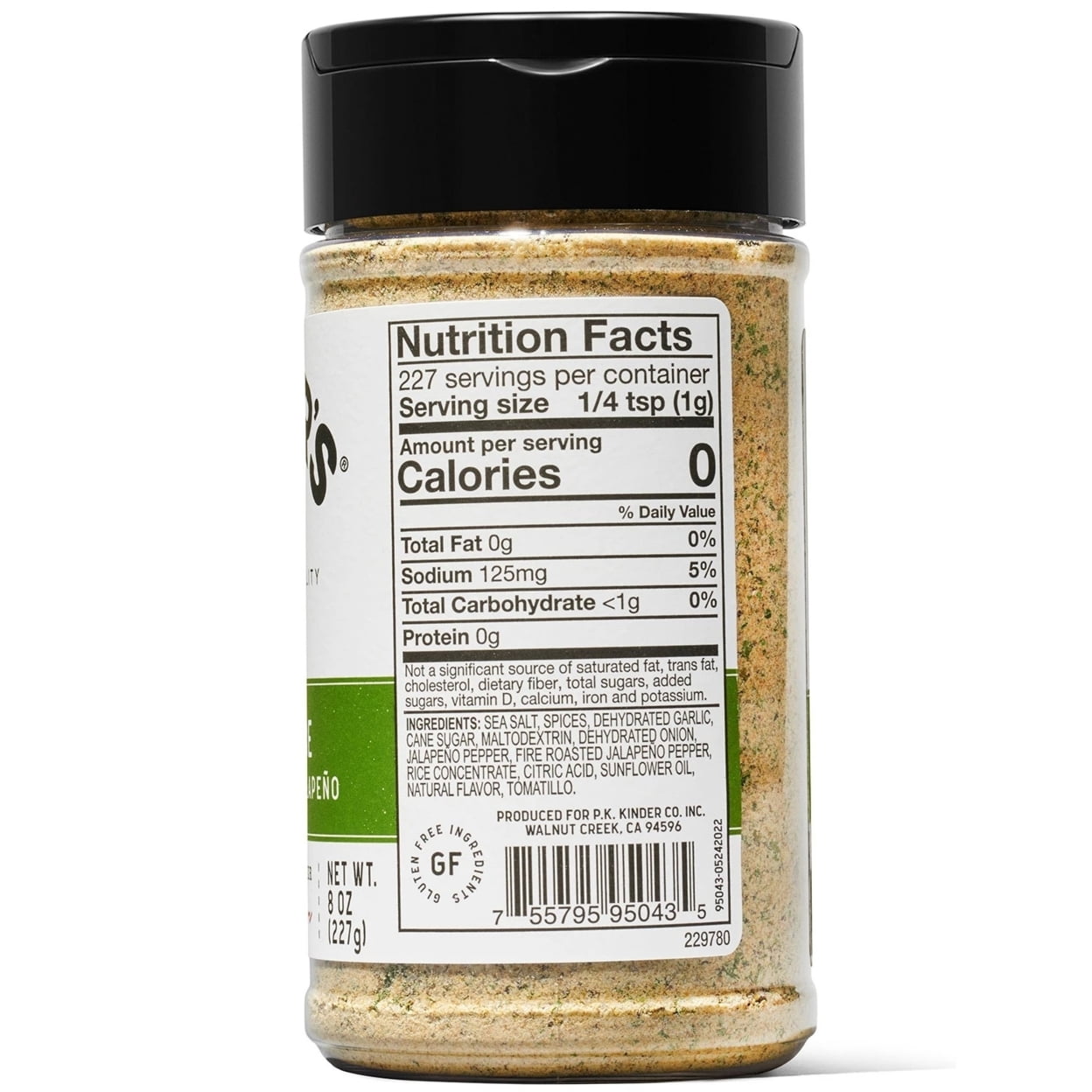 Kinder's Chile Verde with Fire Roasted Jalapeno Rub (8 Ounce)