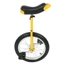 TFCFL 16-inch Wheel Unicycle Height Adjustable Outdoor Unicycle Fitness Balance Training Cycling One Wheel Bike 110lbs