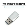 NGHnuifg USB C Female To USB A Male Adapter Type C Charger Plug Power