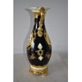 thumbnail image 5 of Black and Gold Rounded Resin Vase Size: 11" x 9" x 20"H, 5 of 11