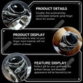 thumbnail image 2 of Black Creative Snake Ring Animal Exquisite Finger Ring Fashion Finger Jewelry, 2 of 5