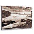 thumbnail image 2 of Epic Art 'Lake W Boats' by Jadei Graphics, Acrylic Glass Wall Art, 36"x24", 2 of 8