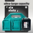 thumbnail image 3 of Porta Baterías Kxufoae de 6 Ranuras para Makita 18V y 14.4V Portátil, 3 of 5
