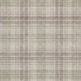 thumbnail image 3 of HomeRoots 678207 8 x 10 ft. Beige Green & Tan Plaid Washable Machine Made Rectangle Area Rug with UV Protection, 3 of 9