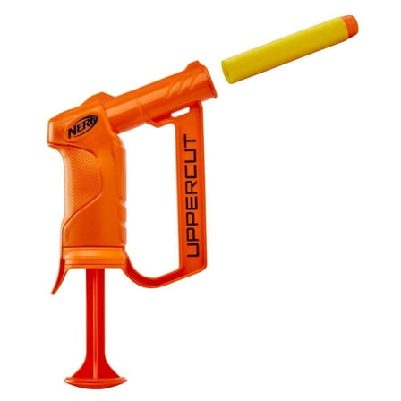 Nerf Alpha Strike Uppercut Blaster with Official Nerf Elite Dart, Orange
