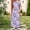Purple, variant on DAETIROS Girls Cat Print Maxi Dress with Pockets Soft Flowy Casual Summer Long Dress for Kids Purple Girls Sizes 4-14,Size 5 T