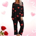 thumbnail image 1 of Censtreet Women's Pajama Set Spring Fall Lounge Sets Long Sleeve Sleepwear Soft 2 Piece Pjs with Pockets, 1 of 6