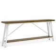 thumbnail image 3 of Resenkos Extra Long Console Tables, Industrial Blend, Great for Books, Photos, & Artwork, Max 230lb Bearing, 3 of 7